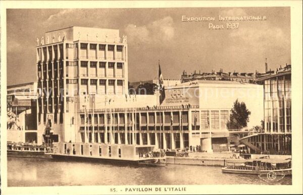 Exposition Internationale Paris 1937 Pavillon de l'Italie