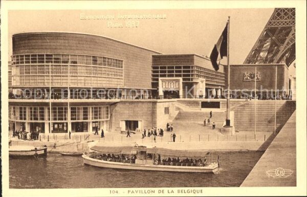 Exposition Internationale Paris 1937 Pavillon de la Belgique