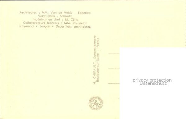 Exposition Internationale Paris 1937 Pavillon de la Belgique – Bild 2