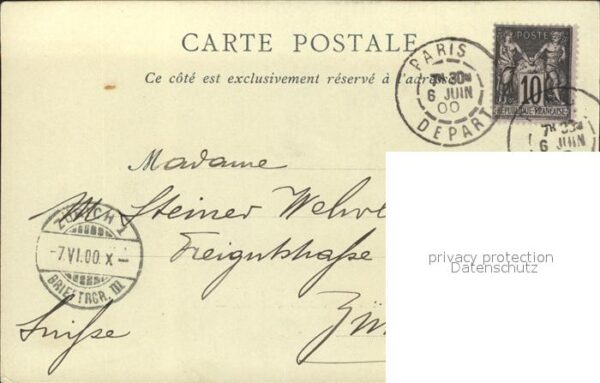 Exposition Universelle Paris 1900 Rue des Nations Rive Droite de la Seine – Bild 2