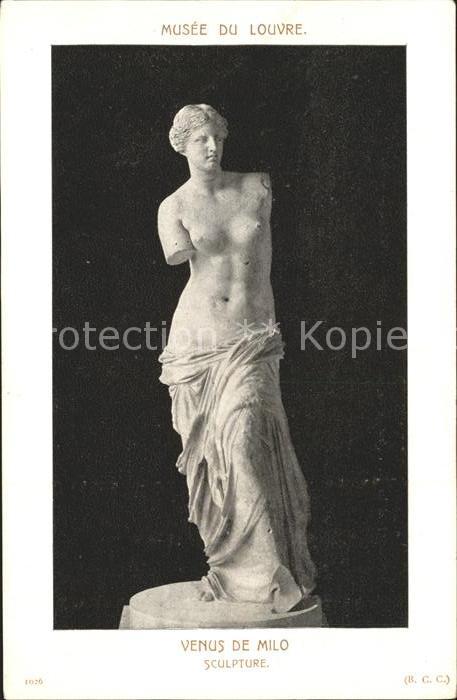 Skulpturen Venus de Milo Musee du Louvre