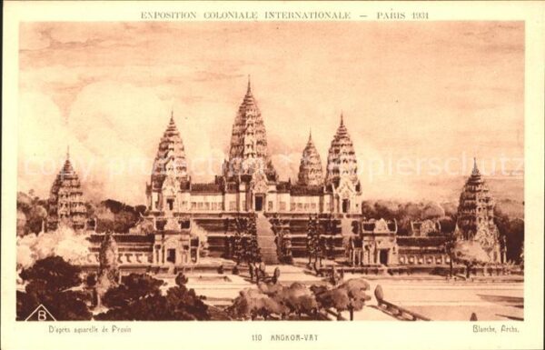 Exposition Coloniale Internationale Pari Angkor-Vat