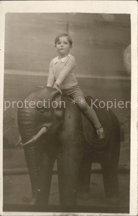 Elefant Kind Junge