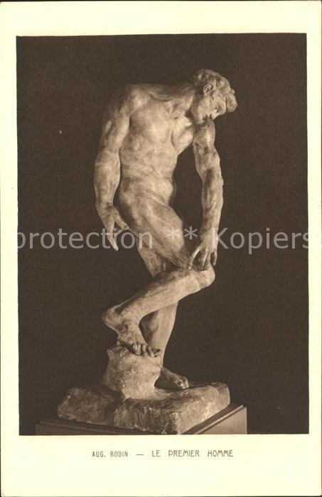 Skulpturen Le Premier Homme Aug. Rodin