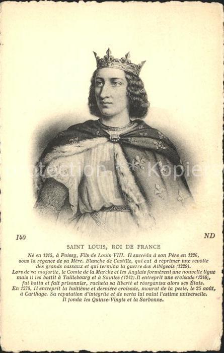 Adel Frankreich Saint Louis Roi de France