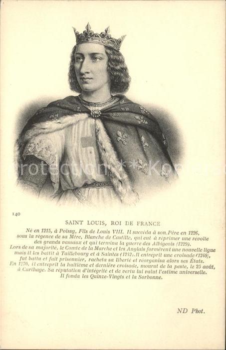 Adel Frankreich Saint Louis Roi de France