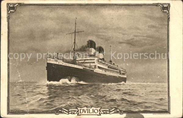 Dampfer Oceanliner Dvilio