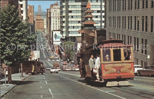 Strassenbahn Kabelstraßenbahn San Francisco