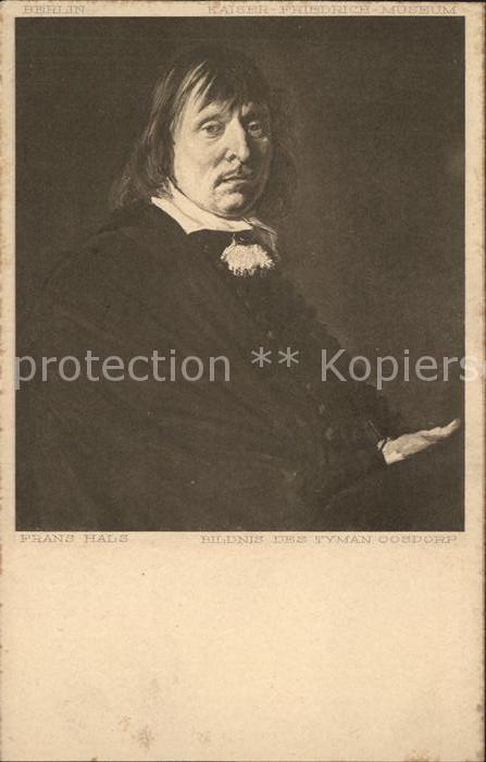 Kuenstlerkarte Frans Hals Bildnis des Tyman Oosdorp Ka