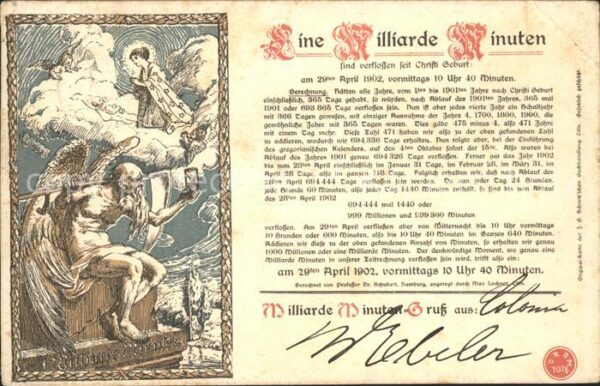 Sensenmann Milliarde Minute