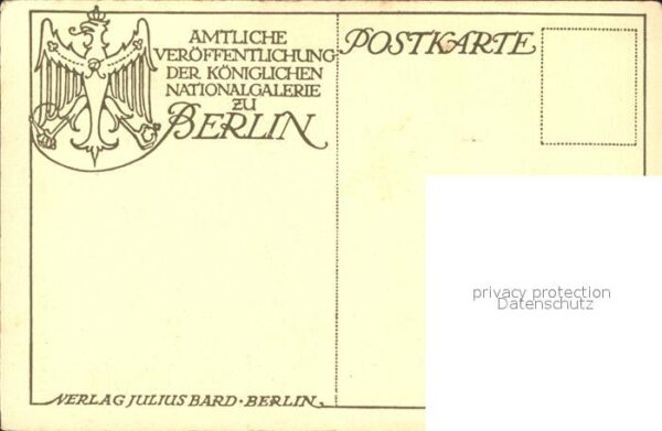 Kuenstlerkarte Ludwig Knaus Ein Zwerg Kreide Königlich – Bild 2