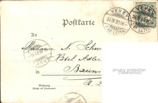 Kuenstlerkarte H. Lindenschmit Sonntag Nr. 281 Litho – Bild 2