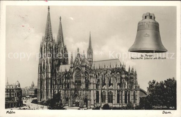 Foto Kratz Nr. 468 Köln Dom St. Peter Kirchenglocke