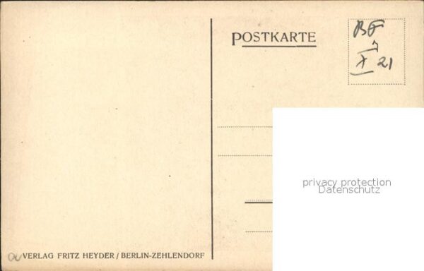 Kuenstlerkarte Hans von Volkmann Aus dem Schwarzwald K – Bild 2