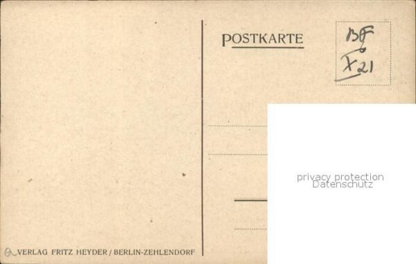 Kuenstlerkarte Hans von Volkmann Septembertag Kalender – Bild 2