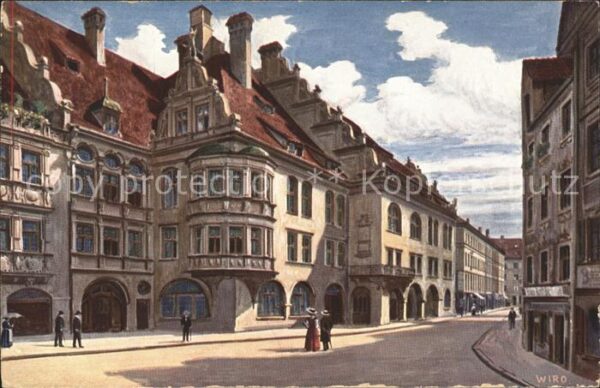 Verlag WIRO Wiedemann Nr. 2163 München Kgl. Hofbräuhaus