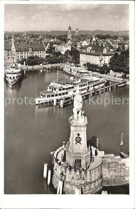 Dampfer Binnenschifffahrt Deutschland Lindau im Bodensee Hafen