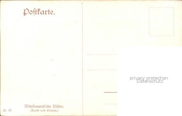 Leinweber R. Alttestamentliche Bilder Nr. 31 David u – Bild 2