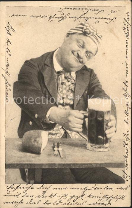 Bier Brot Gabel Messer