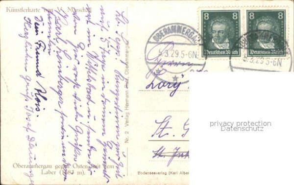 Marschall Vinzenz Oberammergau Laber Nr. 2 – Bild 2