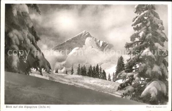 Foto Huber H. Nr. 551 Alpspitze