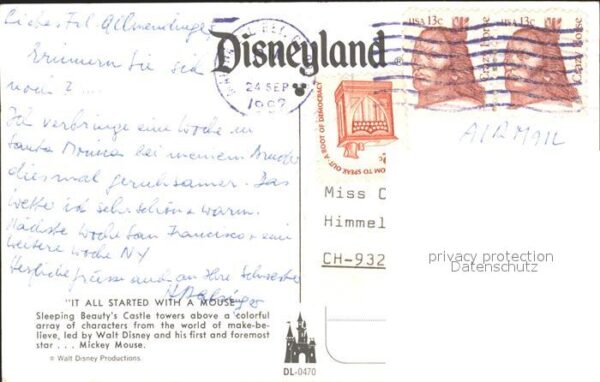 Disneyland California Sleeping Beauty's Castle Walt Disney Mi – Bild 2