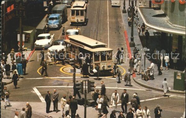 Strassenbahn Kabelstrassenbahn Powell and Market Str