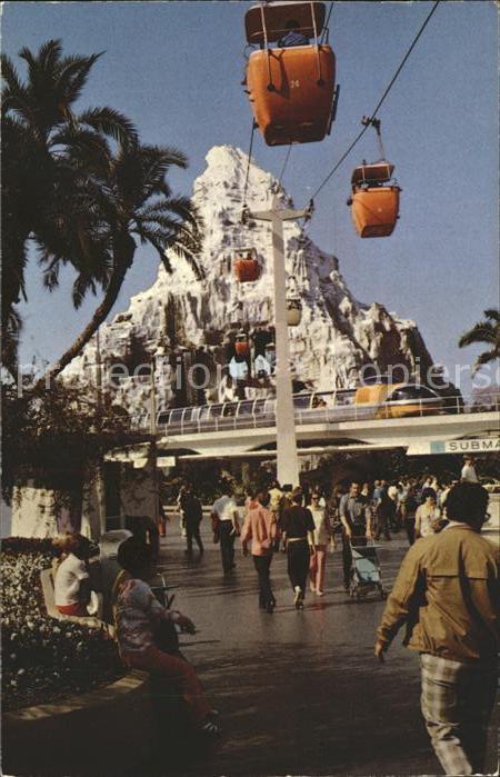 Disneyland California Matterhorn Mountain Seilbahn
