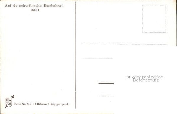 Schwaebische Eisenbahn Lied Humor Lokomotive Bier – Bild 2