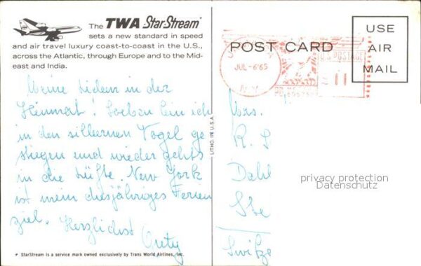 Flugzeuge Zivil TWA Star Stream – Bild 2