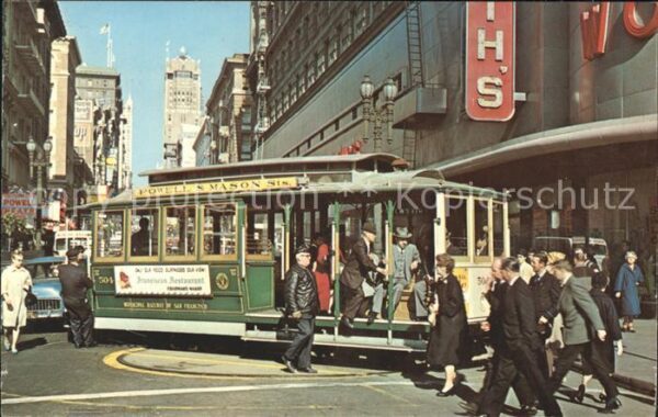Strassenbahn Kabelstrassenbahn San Francisco Cable C