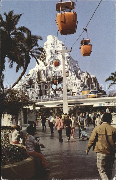 Disneyland California Matterhorn Mountain Seilbahn