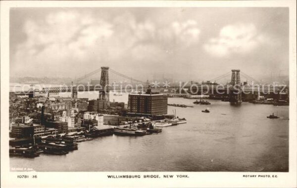 Foto Rotary Nr. 10781-36 Williamsburg Bridge New York