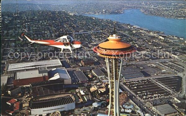 Hubschrauber Helikopter Space Needle Seattle