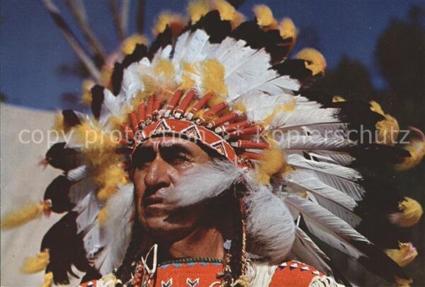 Indianer Native American Indian Chief Big Cloud