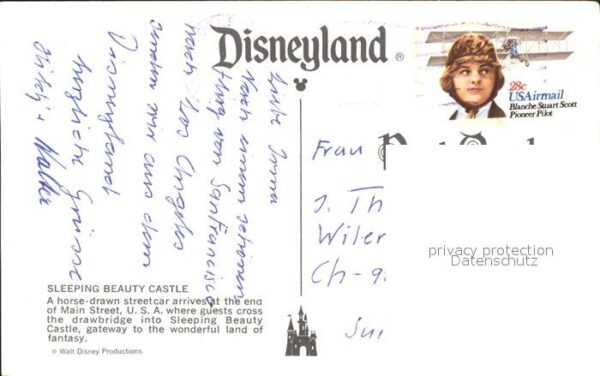 Disneyland California Sleeping Beauty Castle Horse-Drawn Stre – Bild 2