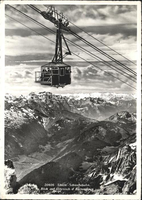 Seilbahn Säntis Glärnisch Berneralpen