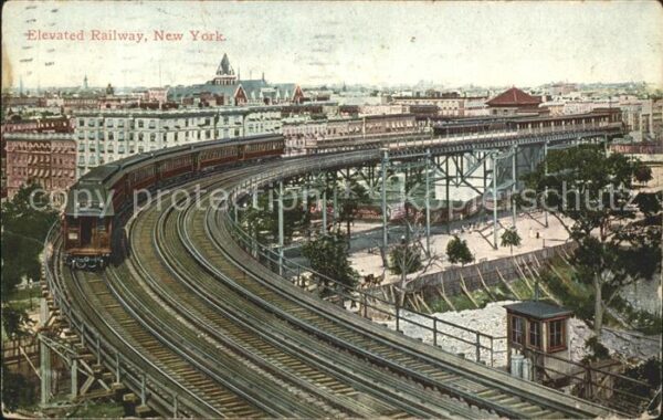 Eisenbahn Elevated Railway New York