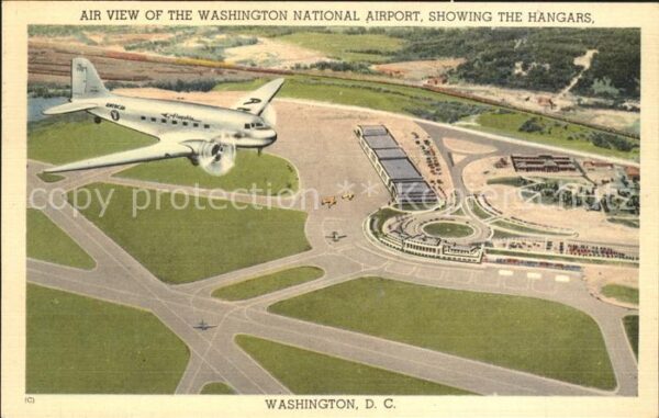 Flughafen Airport Aeroporto Washington National Airport Fliegeraufn