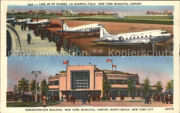 Flugzeuge Zivil Flughafen New York Municipal Airport No