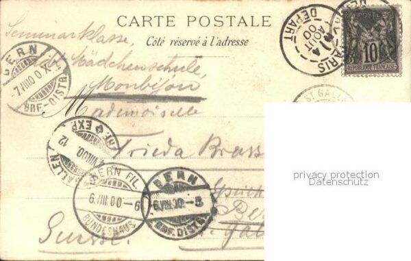 Exposition Universelle Paris 1900 Village Suisse-Paris Chateau d_Estavaze – Bild 2