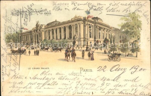 Exposition Universelle Paris 1900 Le Grand Palais