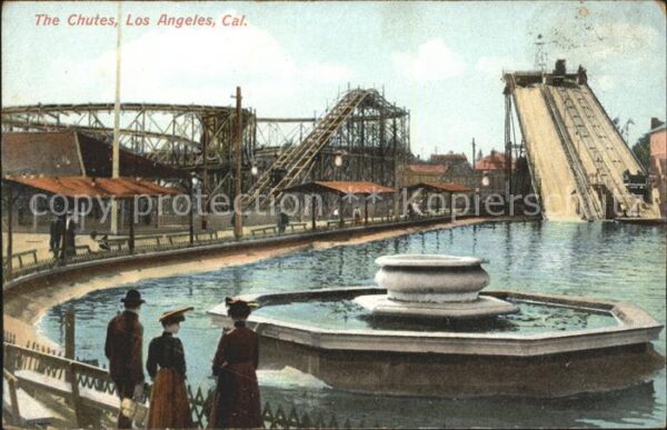 Vergnuegungspark The Chutes Los Angeles Wasserrutsche Ac