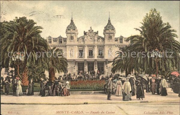 Monte-Carlo Facade du Casino Palmier