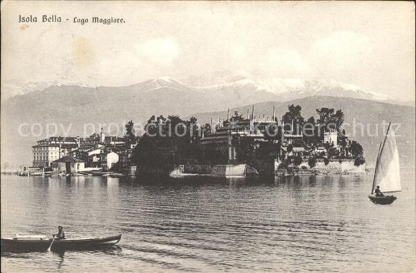 Isola Bella Lago Maggiore Segelboot