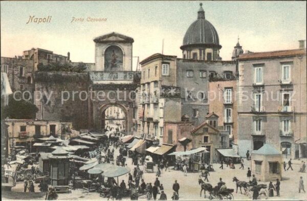 Napoli Neapel Porta Capuana
