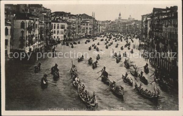 Venezia Venedig Canal Grande Regata