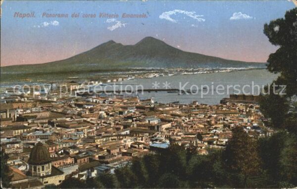 Napoli Neapel Vesuvio