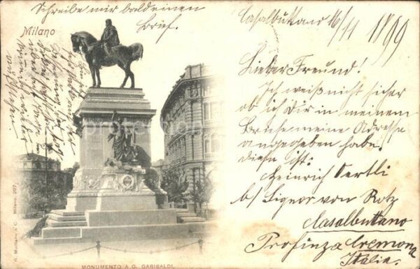 Milano Monumento G. Garibaldi