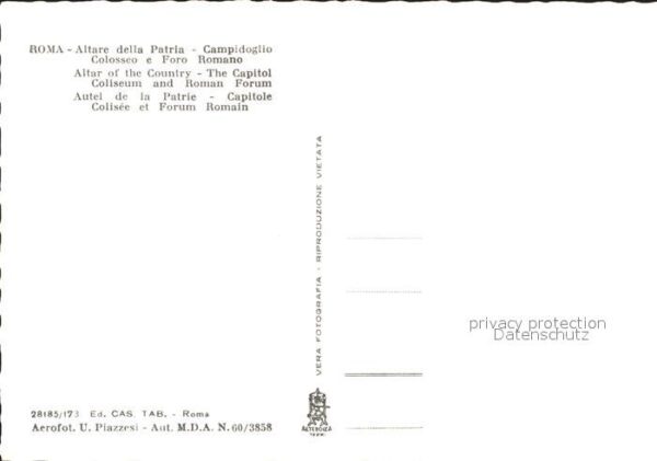 Rom Roma Altare della Patria Campidoglio Colosse – Bild 2